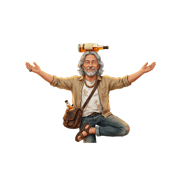 Garry in tree pose